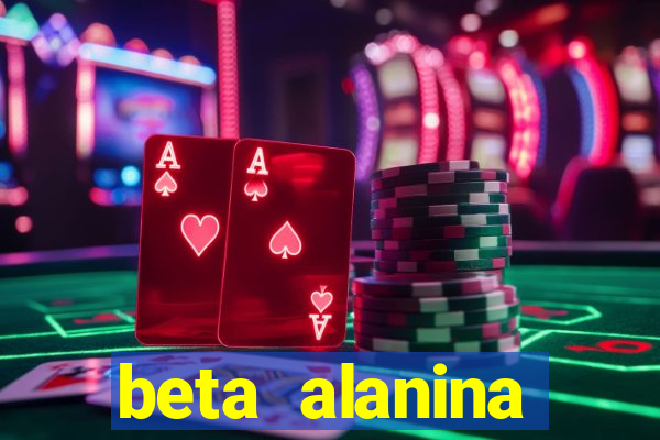 beta alanina aumenta a pressao